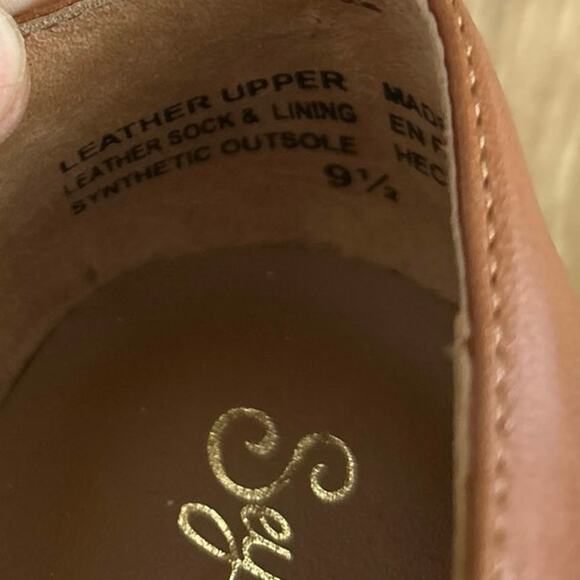 Seychelles Brown Leather Catch Me Lug Sole Platform Chunky Buckle Loafers 9.5 - Picture 10 of 11